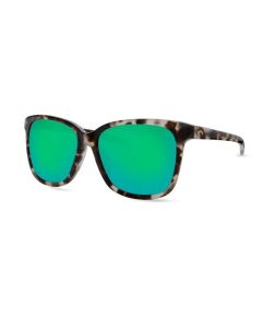 Costa Del Mar May Sunglasses - (Frame) Shiny Tiger Cowrie; (Lens) Green Mirror, 580G