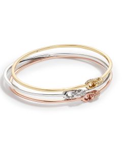 COACH Signature Interlocking Bangle Set - Multi tone