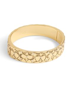 COACH Signature Quilted Bangle