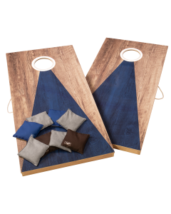 Triumph Sports - LED 2 x 4-Foot All-Wood Bag Toss - Blue/Grey