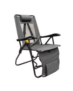 GCI Outdoor Legz Up Lounger - Heathered Pewter