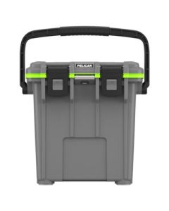 Pelican 20QT Elite Cooler - Dark Gray & Green