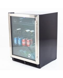 Avanti - 133-Can Beverage Center - Stainless Steel