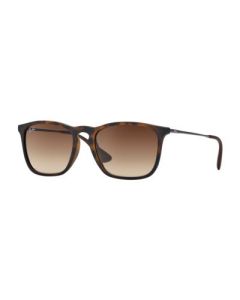 Ray-Ban Chris Sunglasses - Matte Havana/Brown Gradient