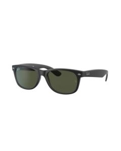 Ray-Ban New Wayfarer Classic Sunglasses - Matte Black/Green