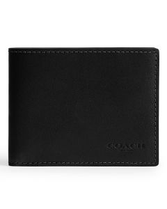COACH Mens Full Grain Leather Slim Billfold