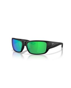 Costa Del Mar Schoolie Sunglasses - (Frame) Matte Black; (Lens) Green Mirror, 580P