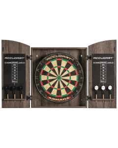 Accudart - Armada Bristle Dartboard Cabinet Set