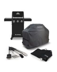 Broil King CROWN™ 310 LP Grill, Cover, Tools, Apron (864054, 68470, 64003, 60975)