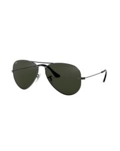 Ray-Ban Aviator Classic Sunglasses - Gunmetal/Green