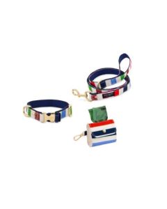 kate spade Small/Medium Collar, Leash & Doggie Bag Holder Bundle