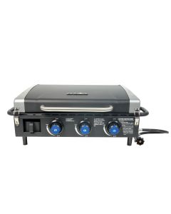 Razor 3-Burner Portable Griddle w/Lid