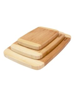 Joyce Chen - 3-Pack Burnished Bamboo Cutting Board Bundle