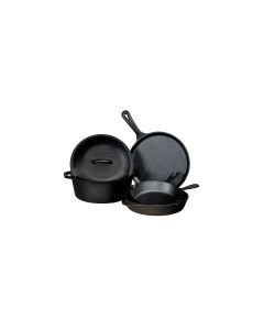 Lodge - Seasoned Cast Iron 5 Piece Set