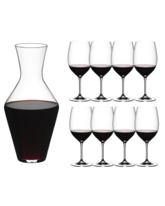 Riedel Veloce Decanter & Vinum Glasses Bundle