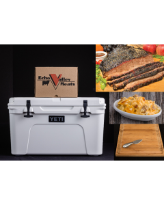 Echo Valley Meats Brisket & Side w/Yeti Tundra 45 Hard Cooler