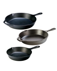 Lodge - 8-Inch, 10.25-Inch, & 12-Inch Skillet Bundle