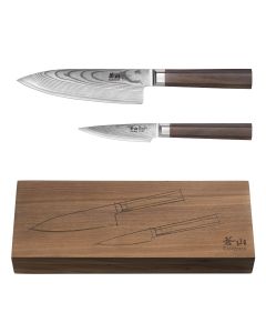Cangshan 2-Piece Maya Series Starter Knife Set w/Walnut Box