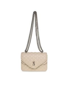 Steve Madden BMOLTO Small Quilted Flap Crossbody - Bone